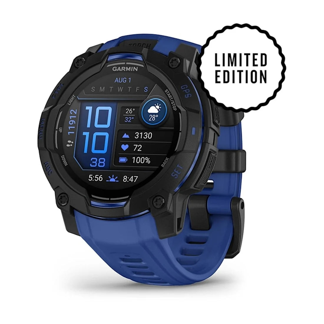 GARMIN INSTINCT 3 AMOLED LIMITED 45MM BLU